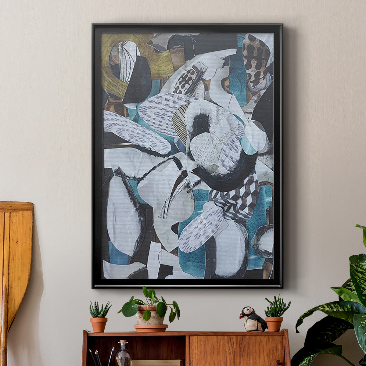 Hawaiian Beach Glass - Modern Framed Canvas Print