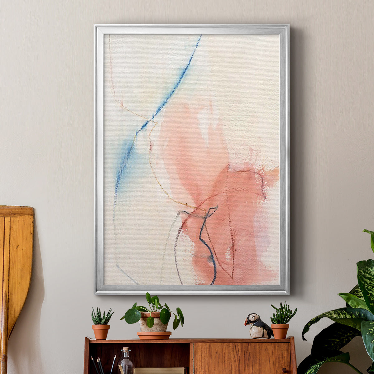 Barxan II - Modern Framed Canvas Print