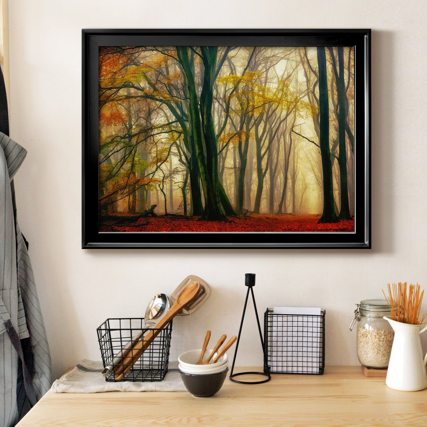 In Love with Fall Premium Classic Framed Canvas - Ready to Hang