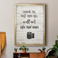 Changing the Roll - Modern Framed Canvas Print