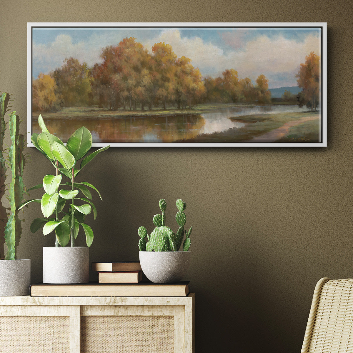 Shenandoah II - Floater Framed Canvas Print
