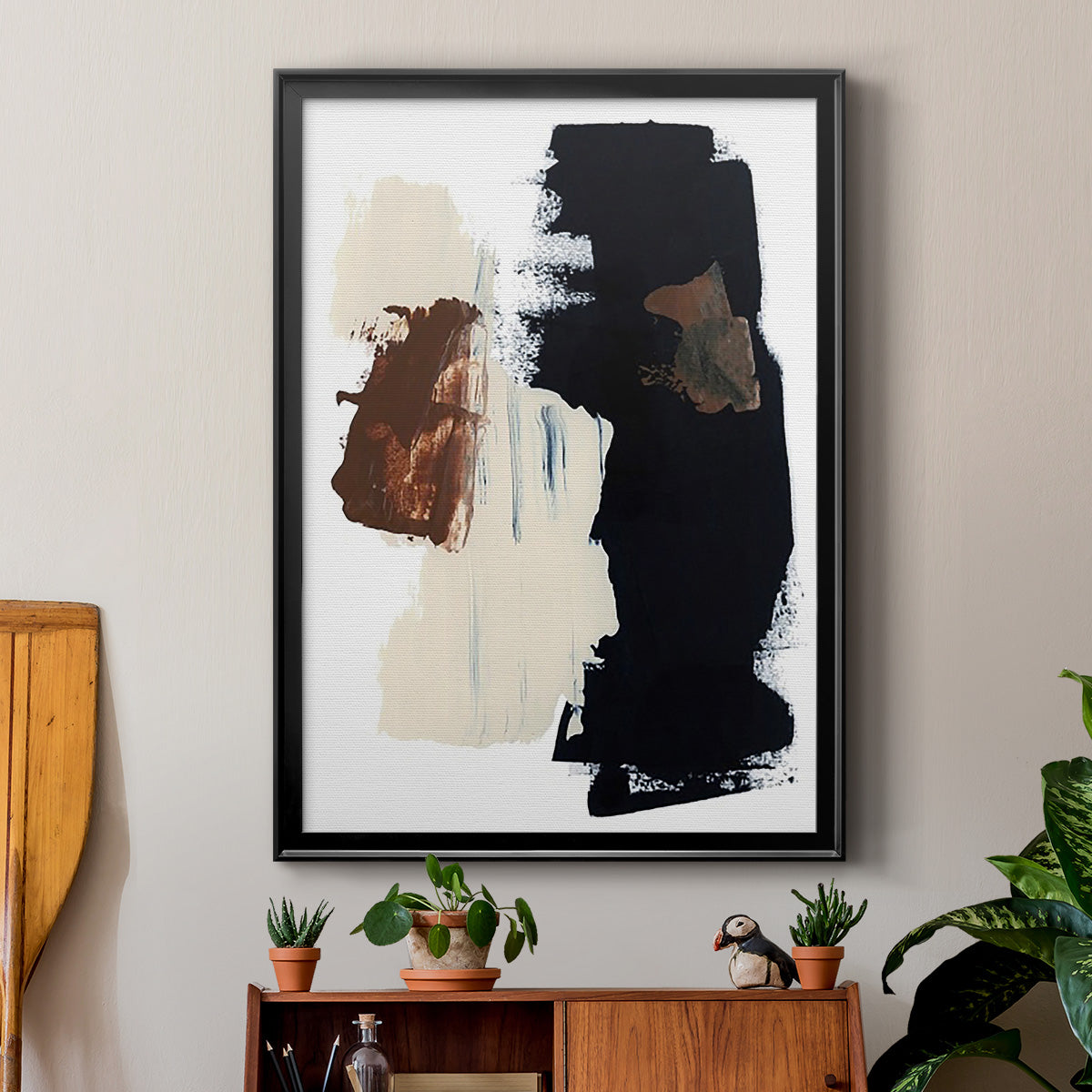 Goldenrod Patch II - Modern Framed Canvas Print