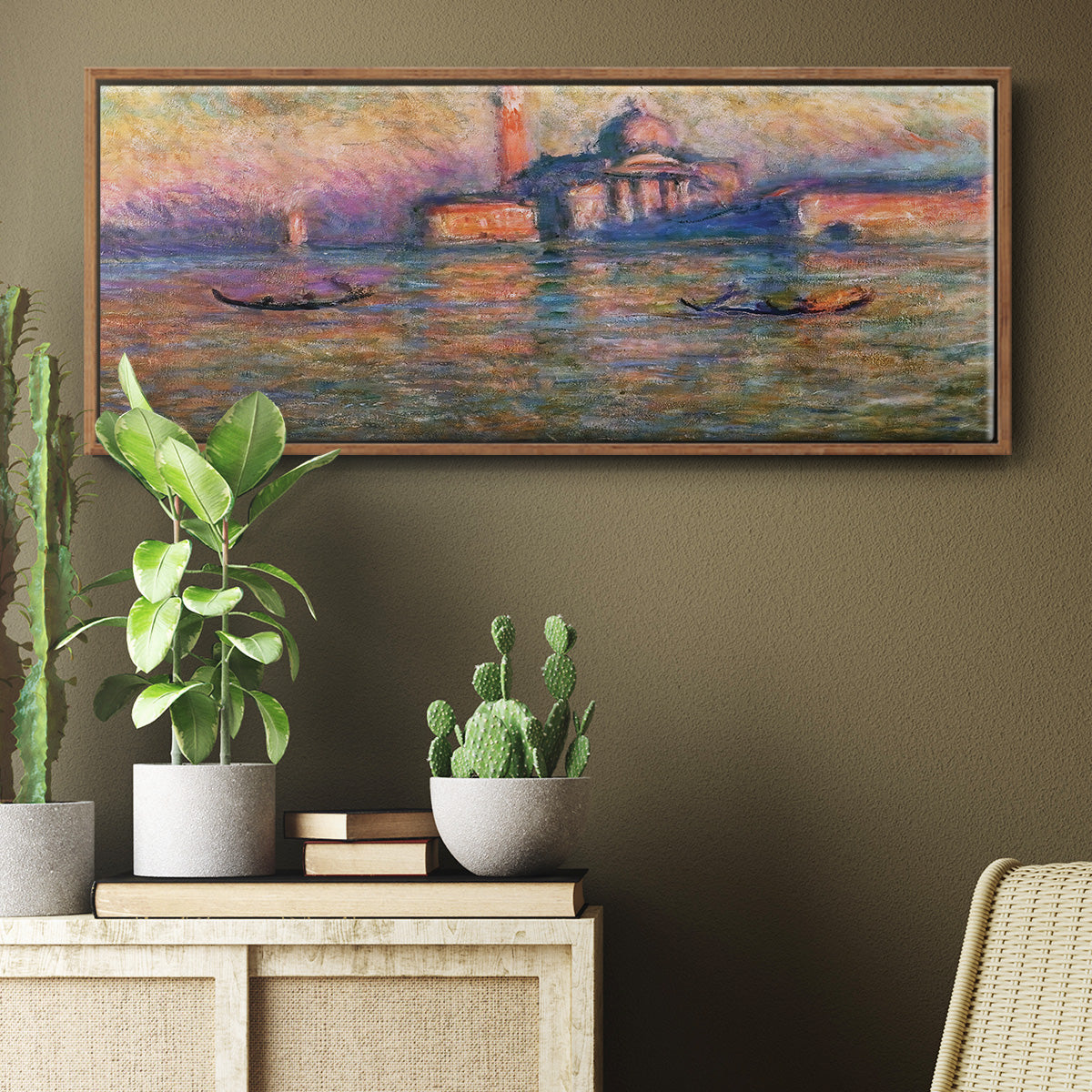 San Giorgio Maggiore, 1908 - Floater Framed Canvas Print