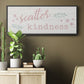 Scatter Kindness - Floater Framed Canvas Print
