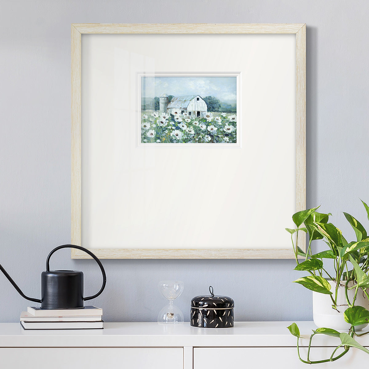 Dream Fields Premium Framed Print Double Matboard