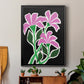 Pop Flowers V - Modern Framed Canvas Print