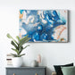 Dancing Blue II - Canvas Art Print