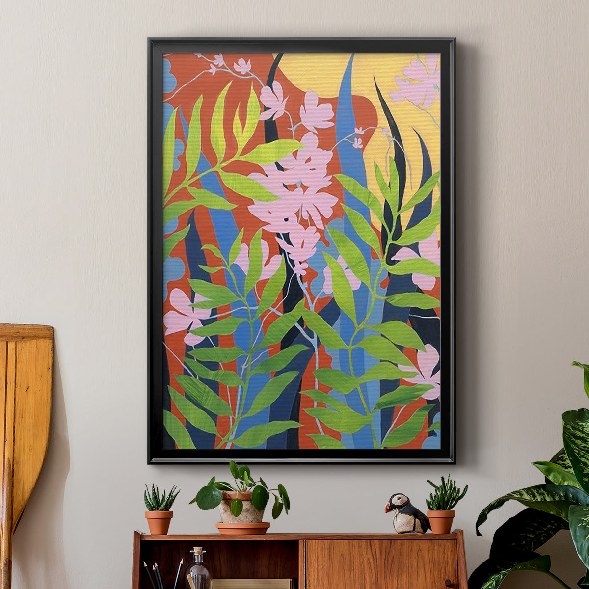 Bold Bright & Wild I - Modern Framed Canvas Print