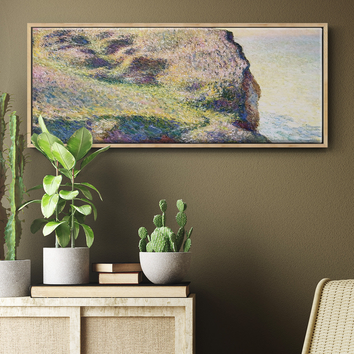 The Pointe du Petit Ailly, 1897 - Floater Framed Canvas Print