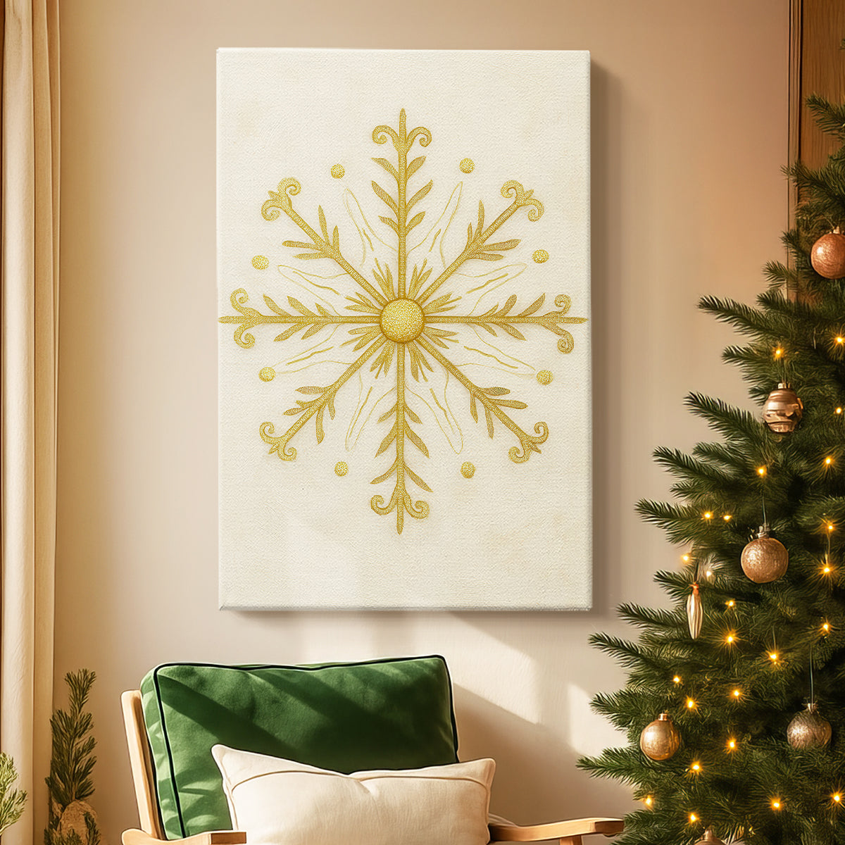 Sugar Manger Village - Canvas Art Print