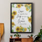 Grace Given Here - Modern Framed Canvas Print