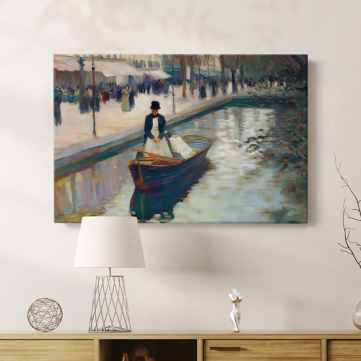 River Impression LXVII - Canvas Art Print