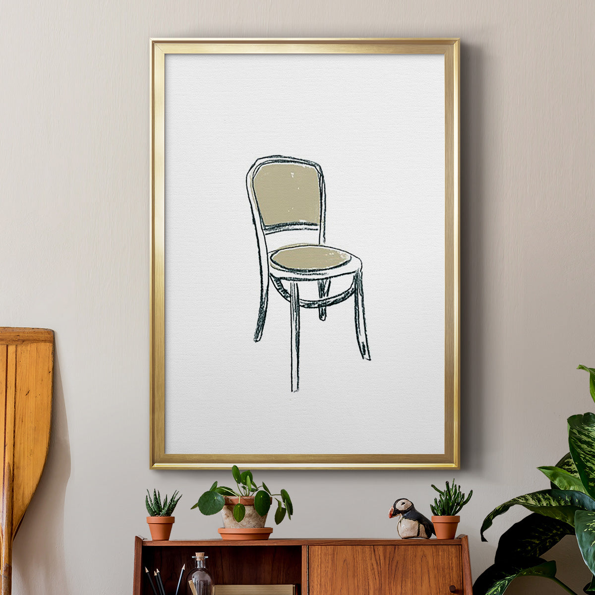 Take a Seat XI - Modern Framed Canvas Print