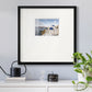 Santorini View Premium Framed Print Double Matboard