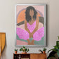 Curly Lady IV - Modern Framed Canvas Print