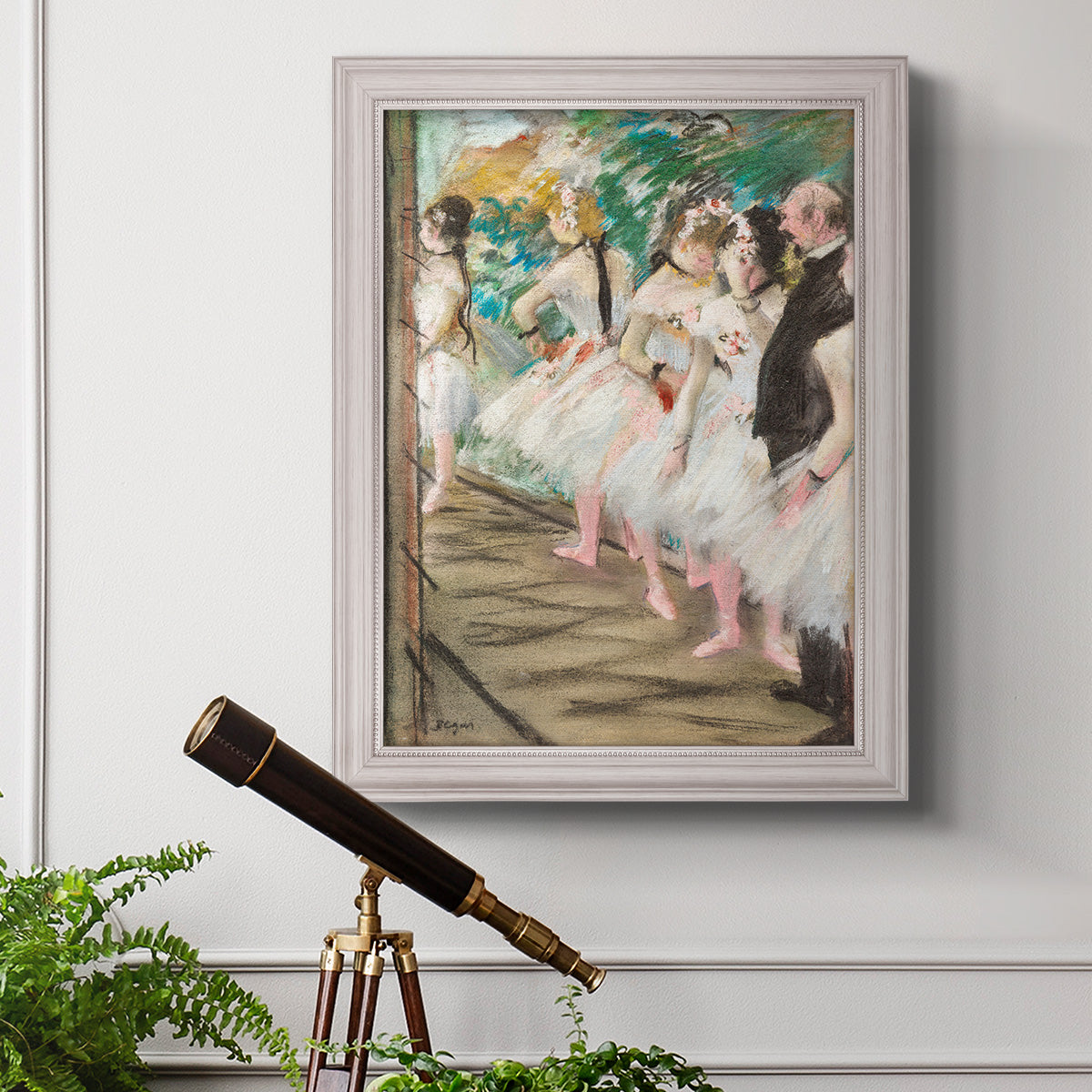 The Ballet, 1880 - Ornate Framed Canvas Print