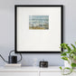 BEACHCOMBING Premium Framed Print Double Matboard