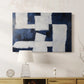 Blue and White Abstract XCV - Canvas Art Print