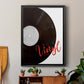 Vinyl - Modern Framed Canvas Print
