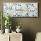 Food Family Love - Floater Framed Canvas Print