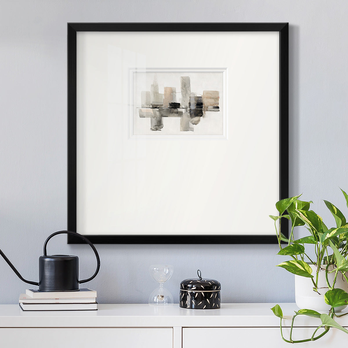 Urban Oasis I Premium Framed Print Double Matboard