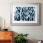 True Blue Wave I - Modern Framed Art Print