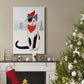 Christmas Cats & Dogs VI Premium Gallery Wrapped Canvas - Ready to Hang