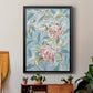 Faded Camellias II - Modern Framed Canvas Print