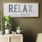Relax - Floater Framed Canvas Print