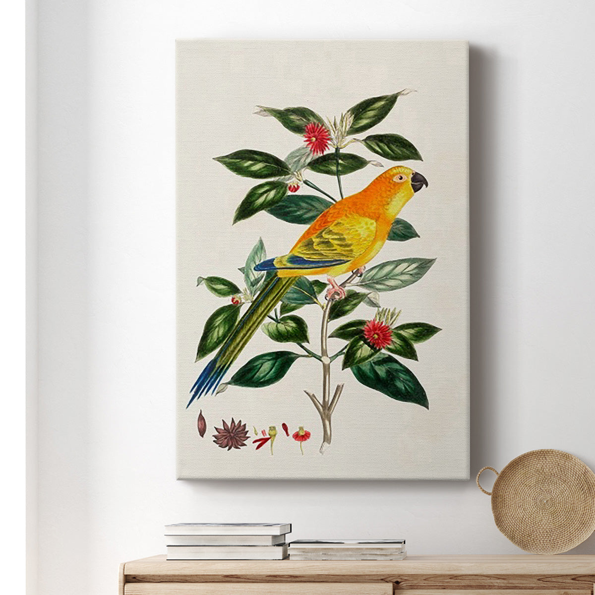 Bird in Habitat V Premium Gallery Wrapped Canvas - Ready to Hang