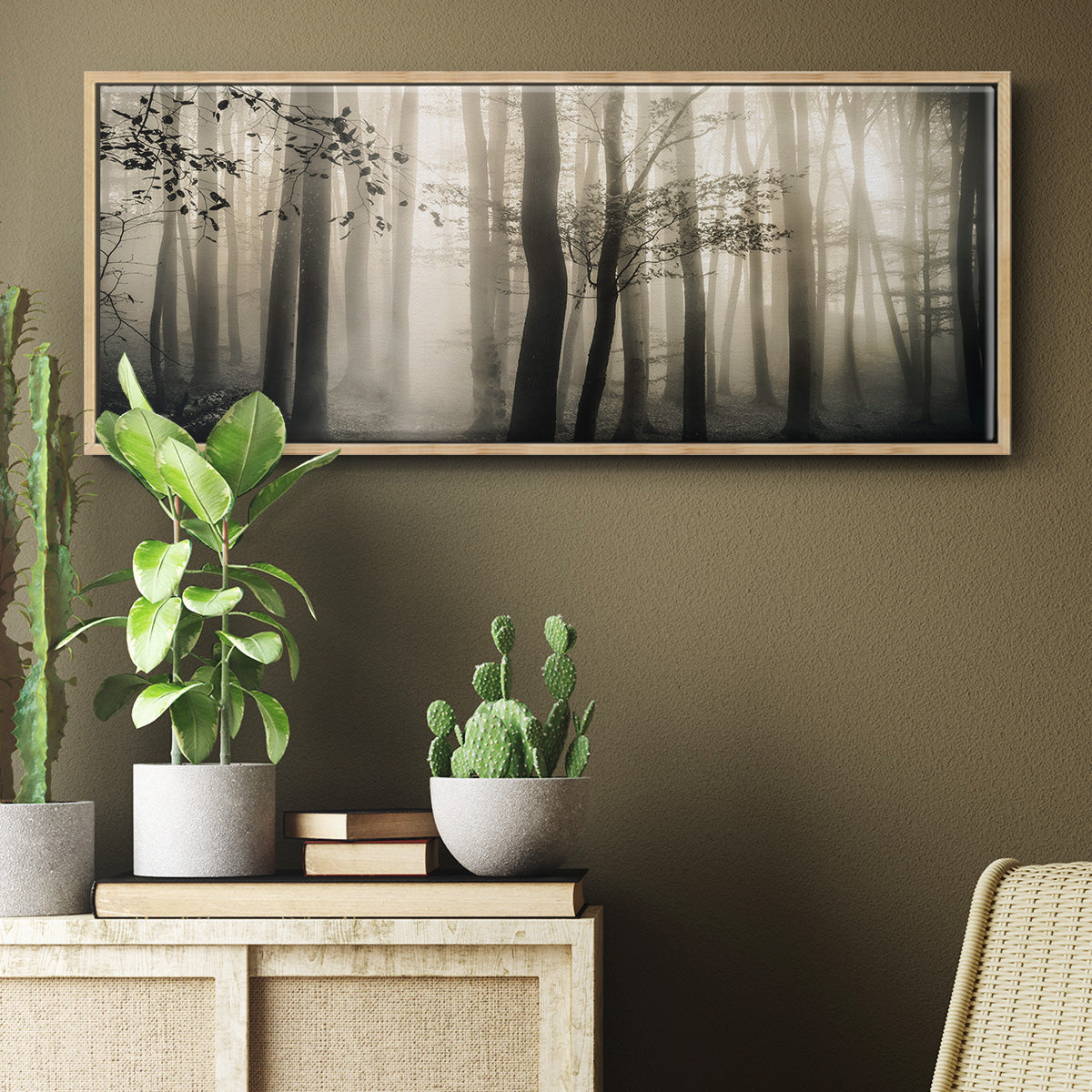 Light is Always There - Floater Framed Canvas Print