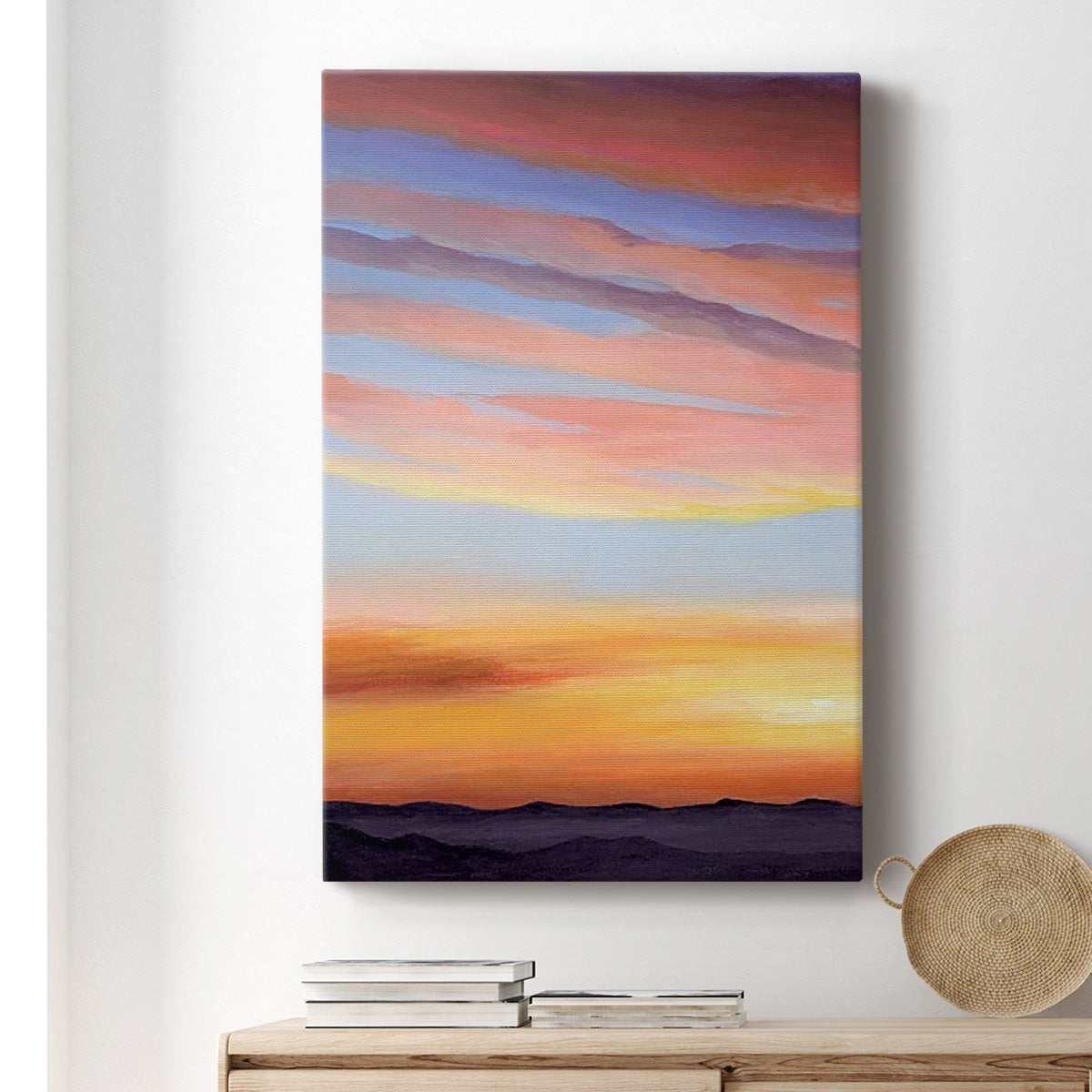 Ignited Dusk I - Canvas Art Print