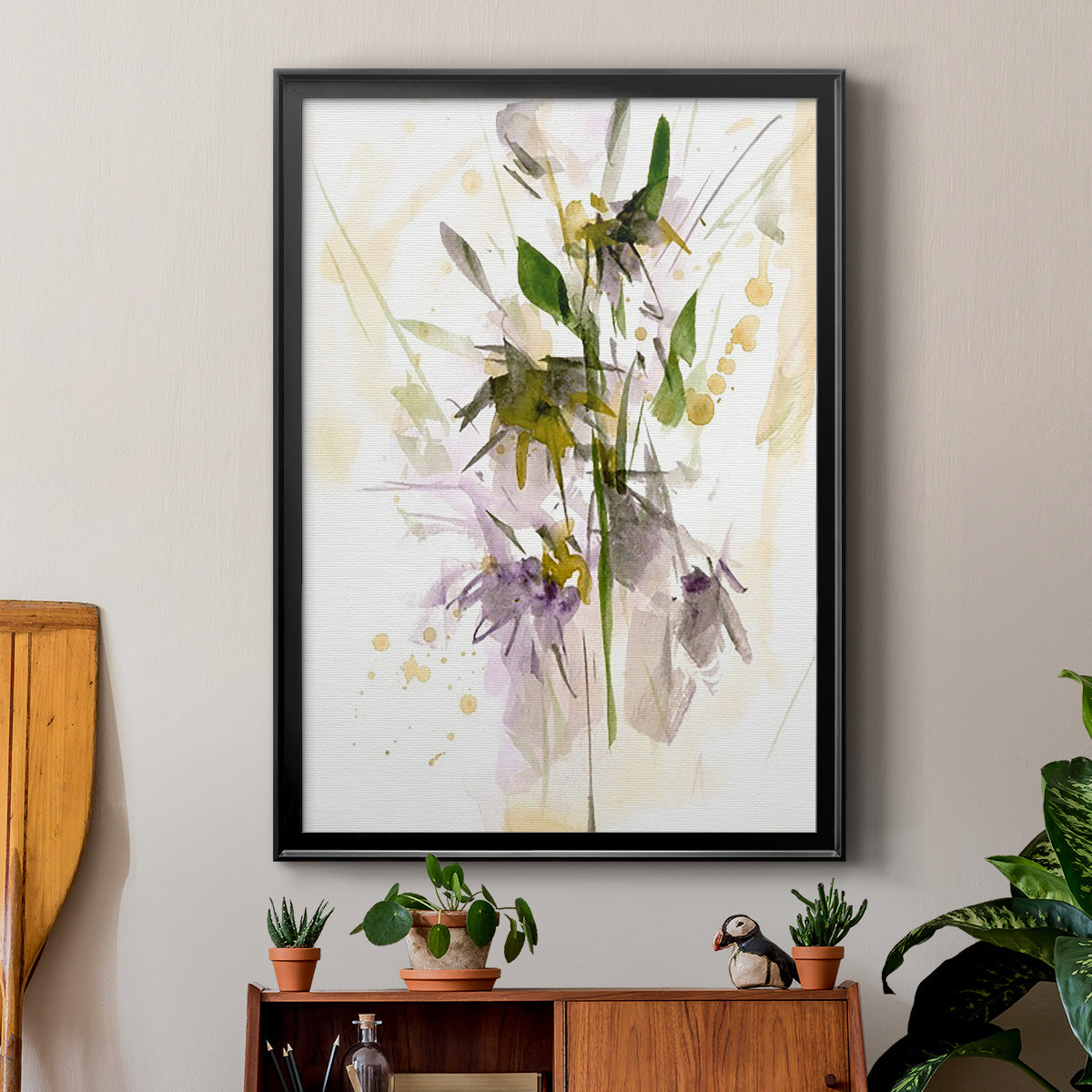 After Rain I - Modern Framed Canvas Print
