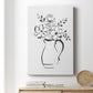Sketchy Bouquet II - Canvas Art Print