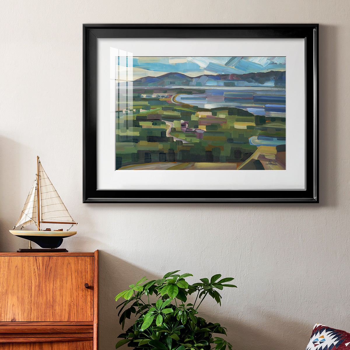 View From Goose Park Premium Framed Print - Ready to Hang