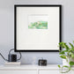 Green Mist Vista II Premium Framed Print Double Matboard