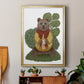 Hot Chocolate Bear - Modern Framed Canvas Print