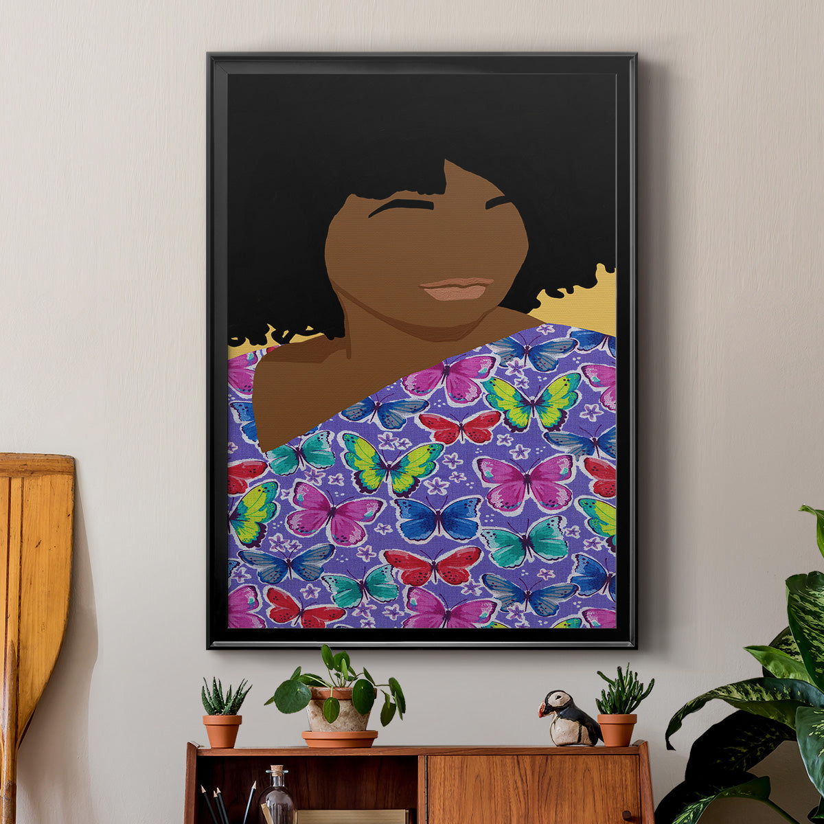 Care Giver II - Modern Framed Canvas Print