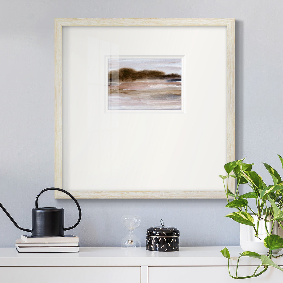 Autumnal Bay Premium Framed Print Double Matboard