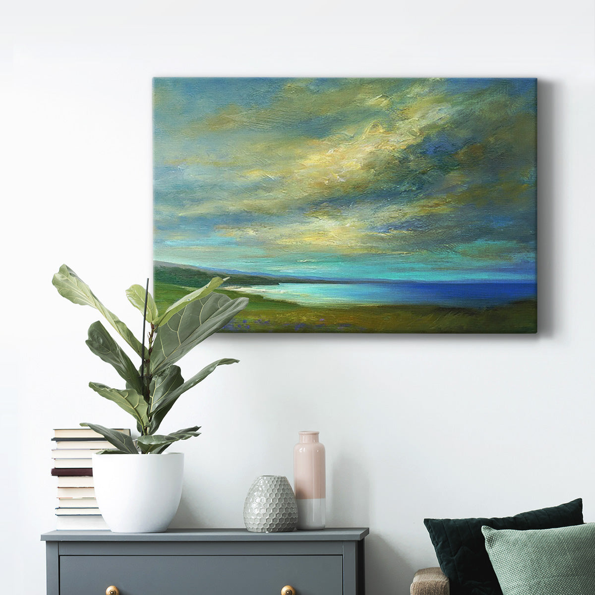 Coastal Views I Premium Gallery Wrapped Canvas - Ready to Hang