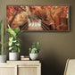 Autumn Bridge - Floater Framed Canvas Print