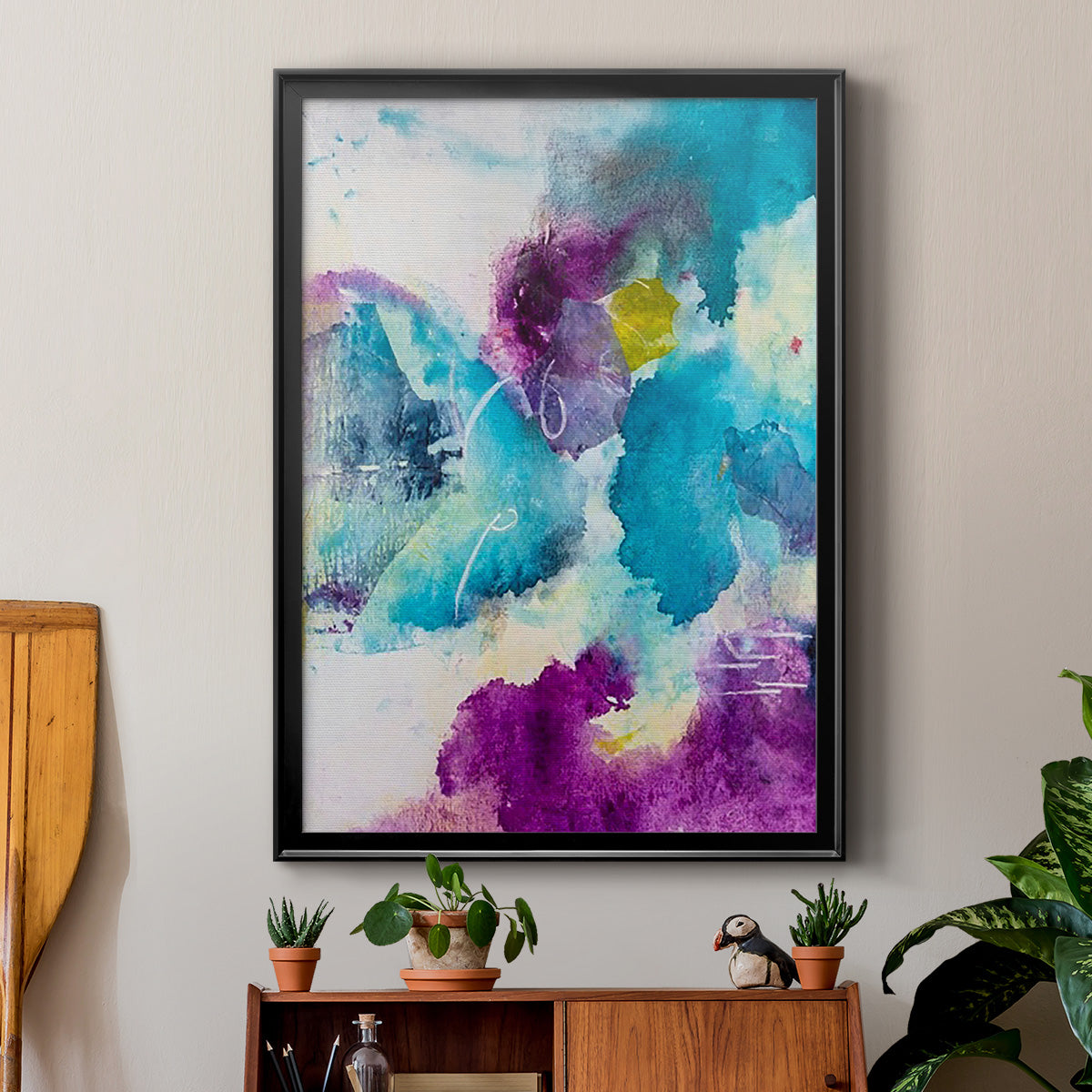 Dreaming I - Modern Framed Canvas Print