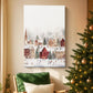 Frostlit Evergreen Green - Canvas Art Print