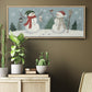 Snowmen VI - Floater Framed Canvas Print