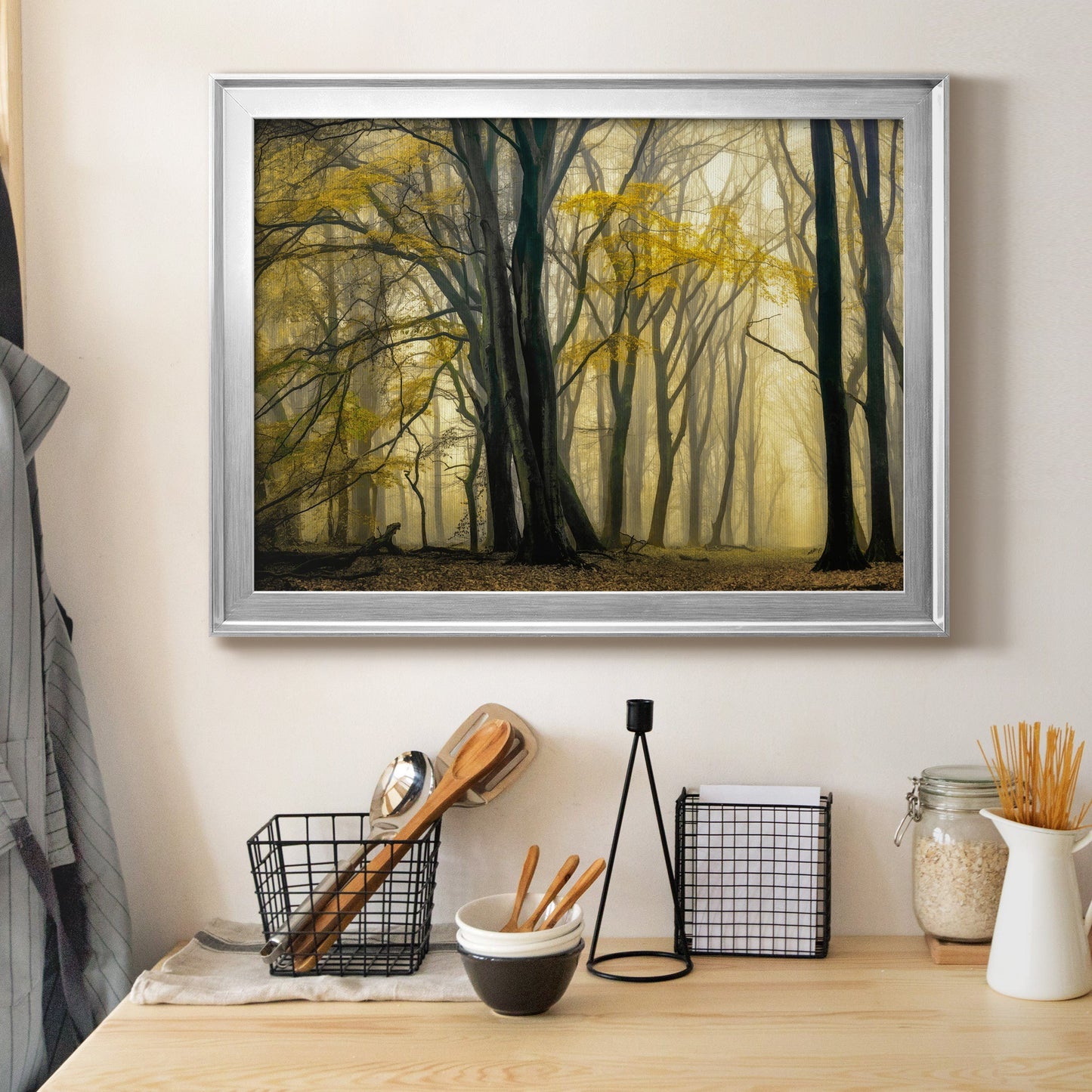 In Love with Golden Fall Premium Classic Framed Canvas - Ready to Hang