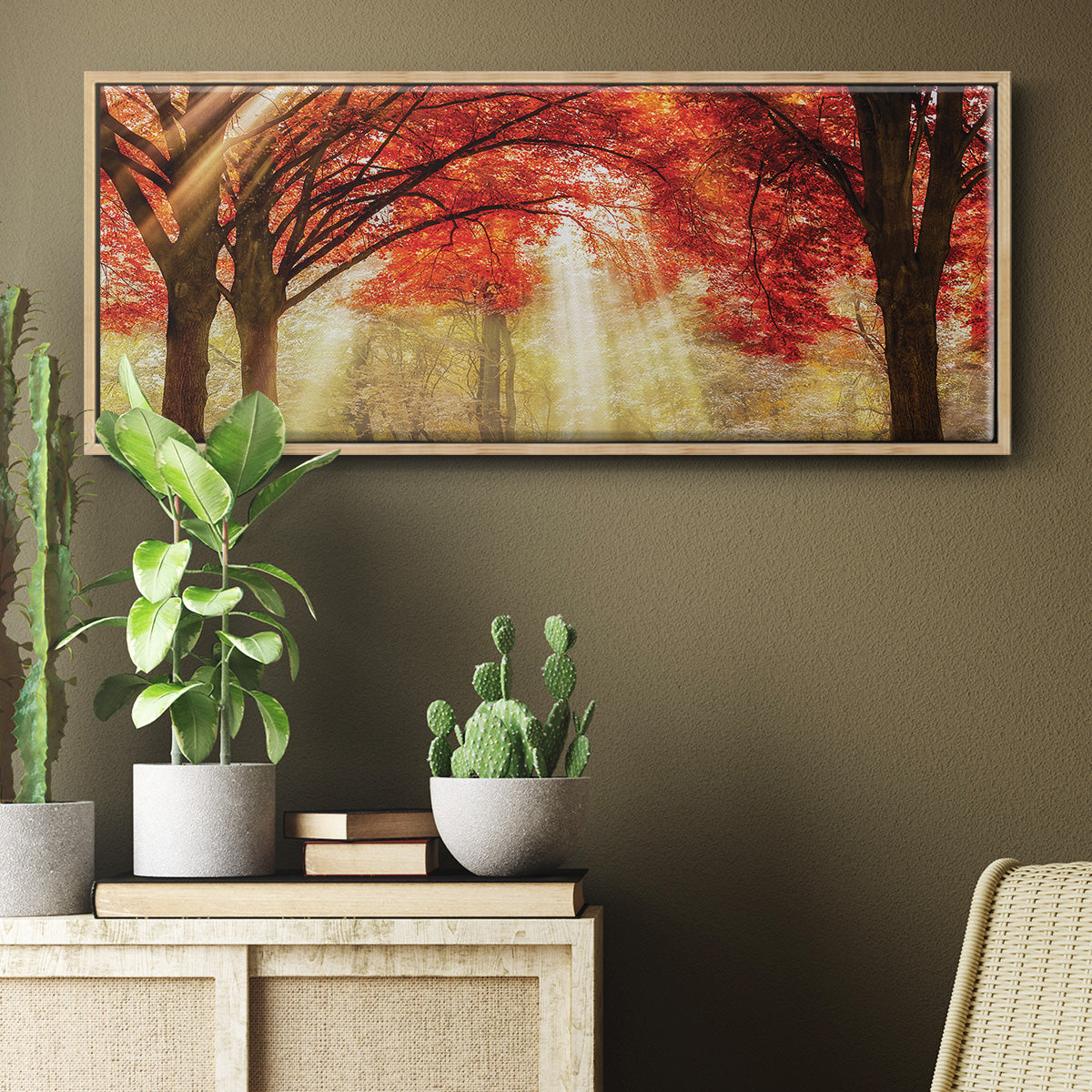 Everland - Floater Framed Canvas Print