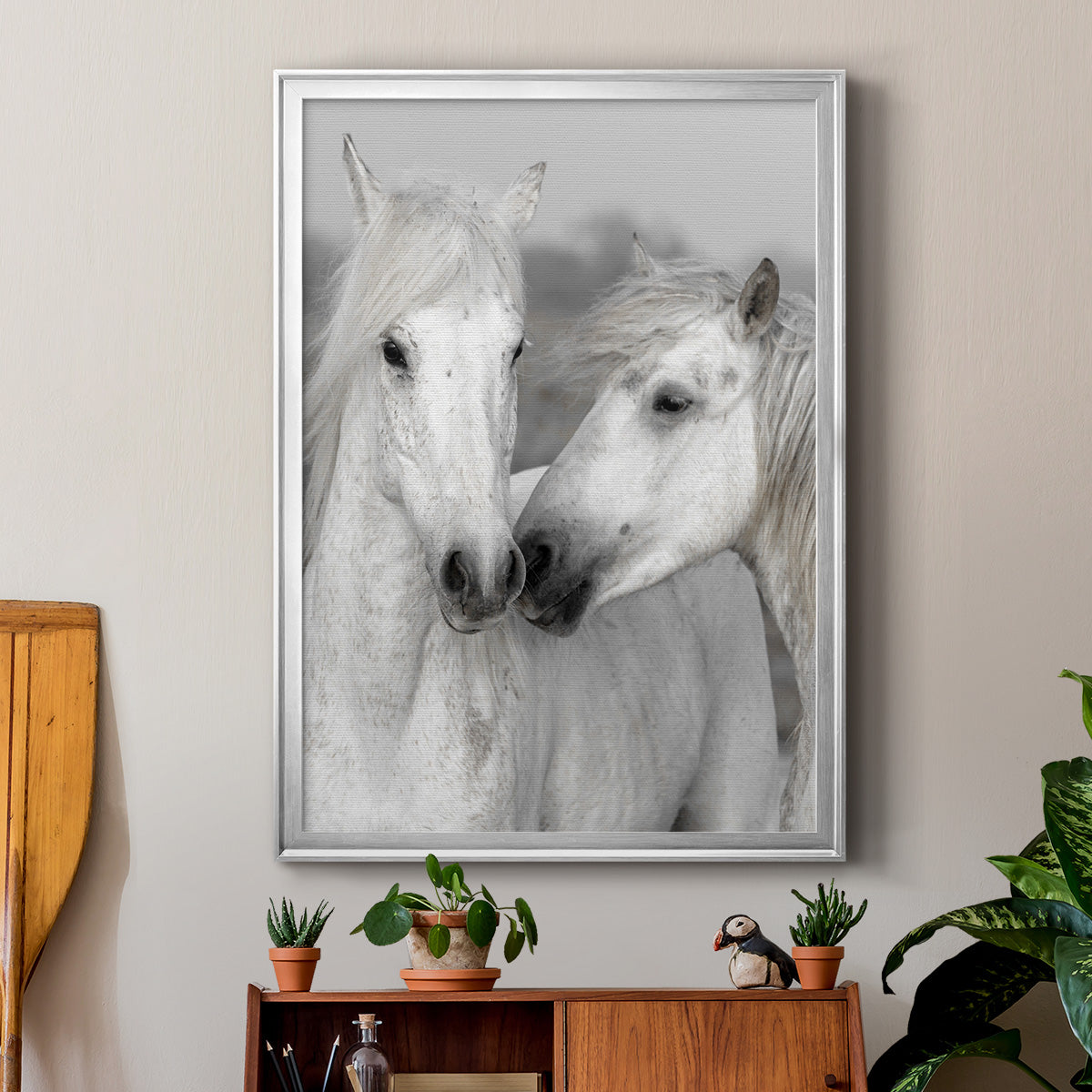 Affection I - Modern Framed Canvas Print