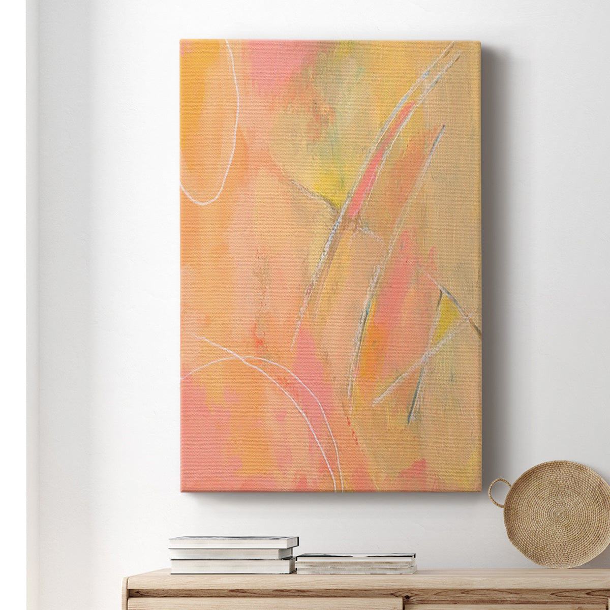 Peach Bliss III - Canvas Art Print