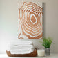 Wood Grain Suminagashi III Premium Gallery Wrapped Canvas - Ready to Hang