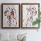 Sitting Dog III - Premium Framed Canvas 2 Piece Set - Ready to Hang